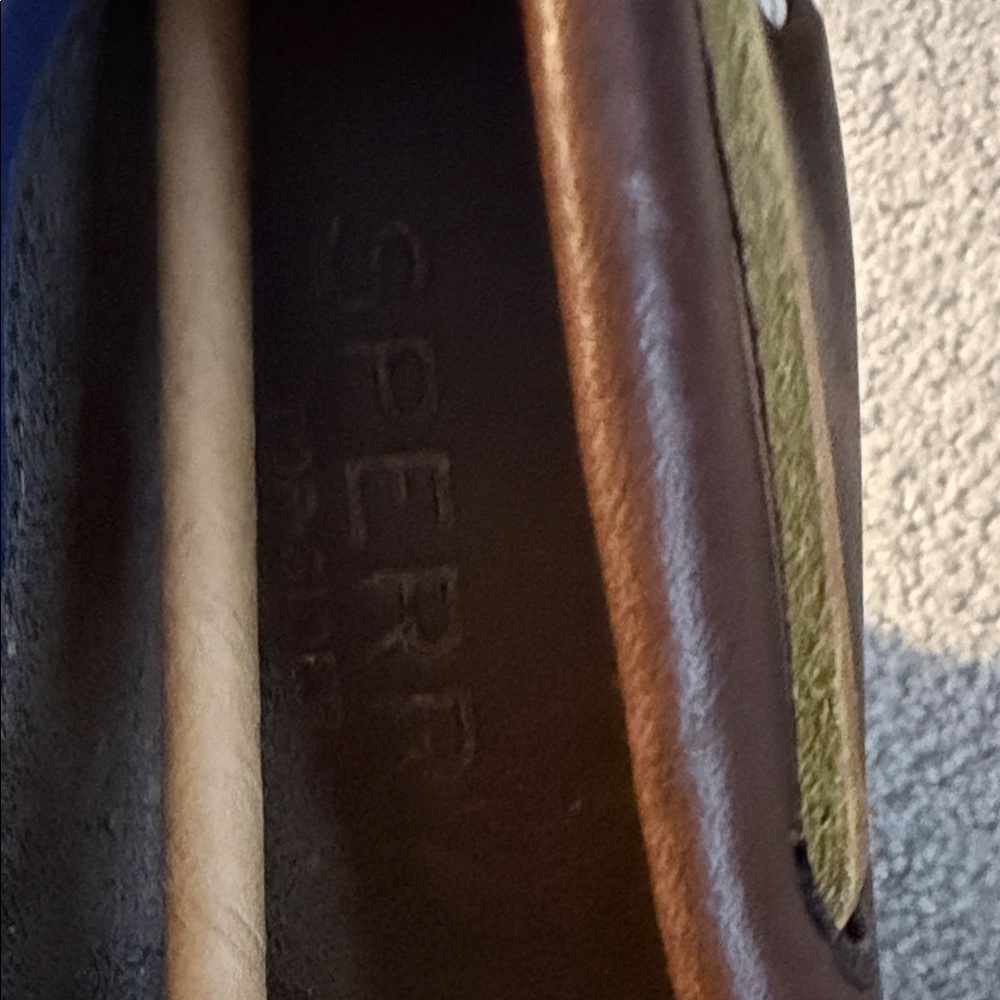 Sperry Dark Brown Leather Boat Shoes Sz 10 M UK/GB 9M EUR 43 CM 28 NIB - Picture 2 of 10